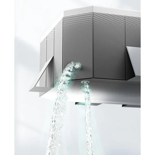 118in PVC Folding Inflatable Above-Ground Pool for 1-8 person,Fast Setup and Easy Fold